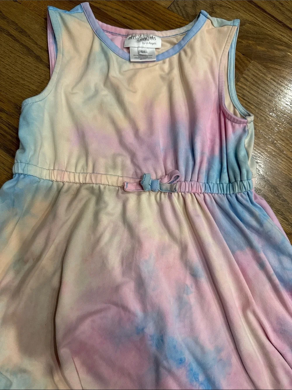 Girls' Little Angels by Us Angels Tie-Dye Pocket Dress